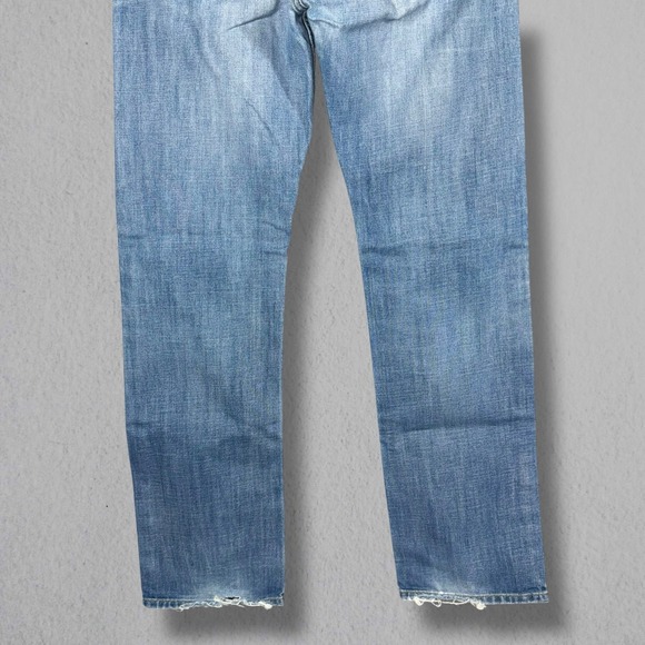 Diesel Viker Jeans‎ Mens 32x32 Light Wash Straight Leg Thrashed Fits 32x34 008AT - Picture 9 of 16